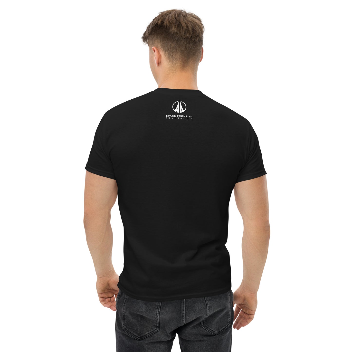 Classic Men's T-Shirt with small Foundation Logo
