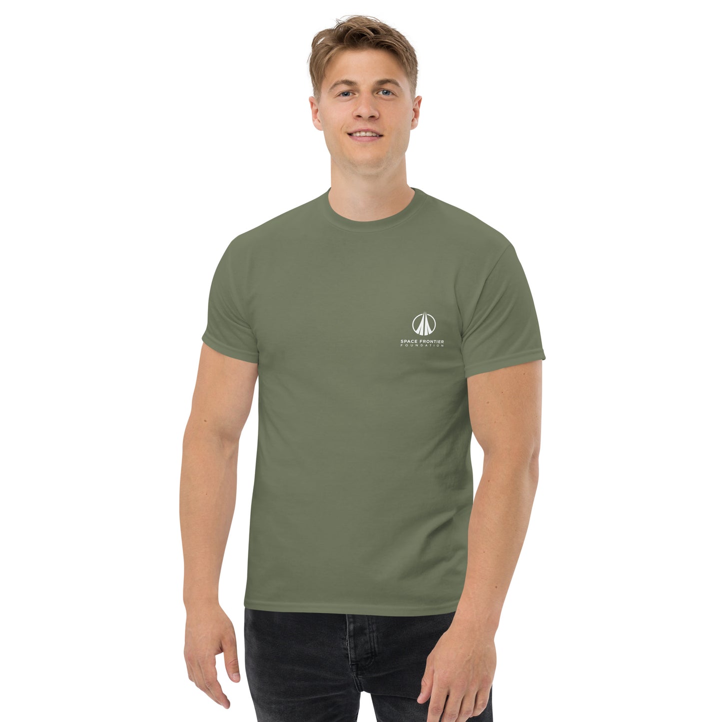 Classic Men's T-Shirt with small Foundation Logo