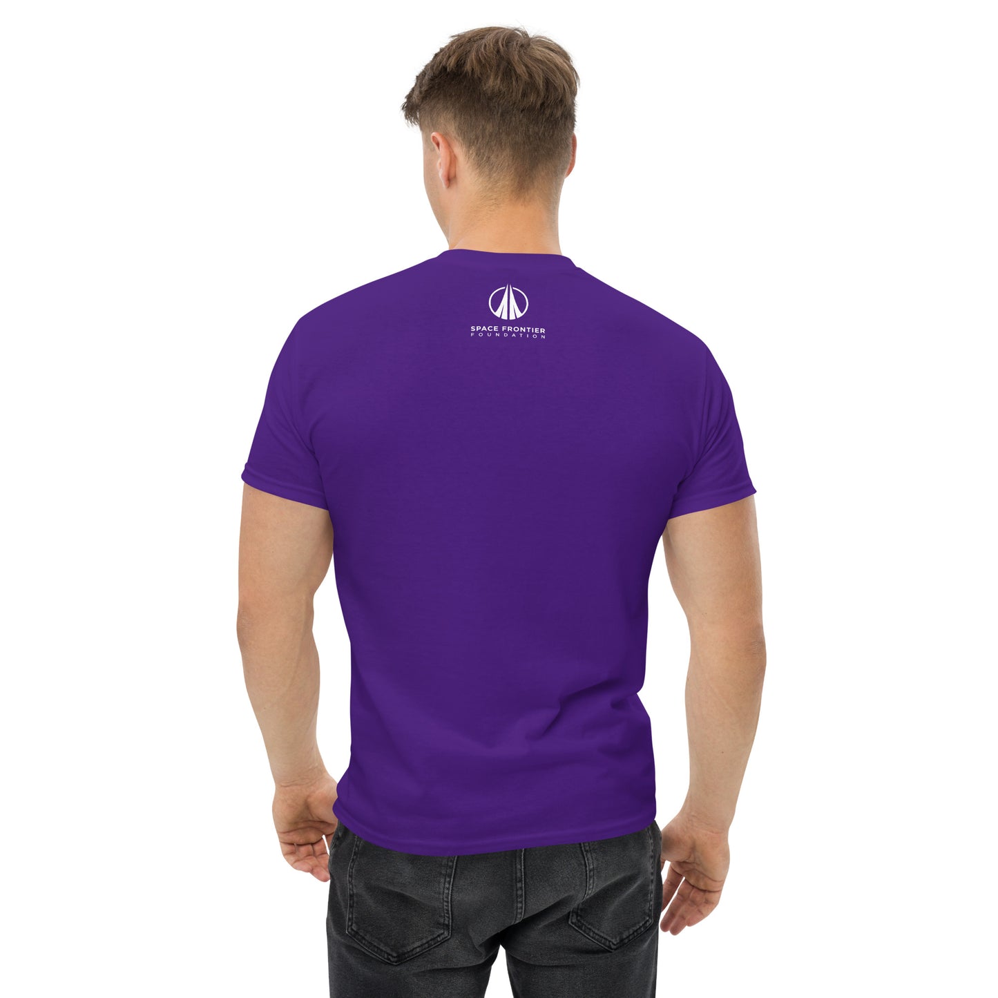 Classic Men's T-Shirt with small Foundation Logo