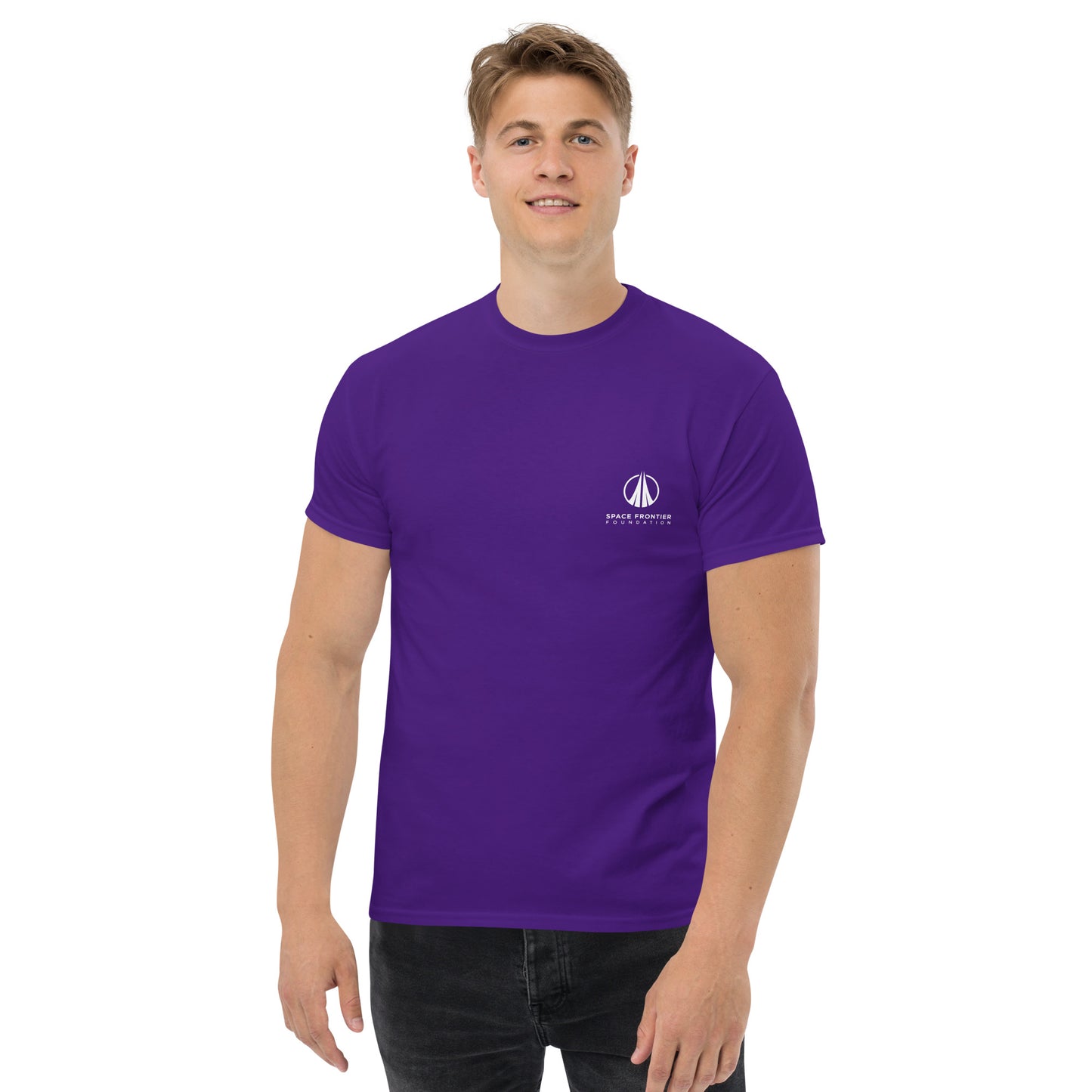Classic Men's T-Shirt with small Foundation Logo